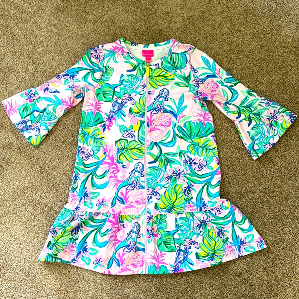 Lilly Pulitzer, girls swim cover-up